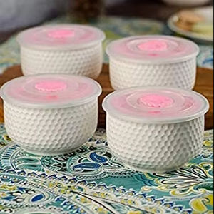 Bol en céramique allant au micro-ondes pour les repas quotidiens Bol de nourriture en céramique blanc brillant pour les maisons minimalistes de HAND MADE CRAFT - Product Image 2