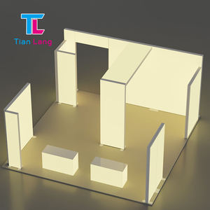 TIANLANG แท่นจัดแสดงนิทรรศการสองด้าน20 * 20FT/6*6ม. พร้อมแผงสว่างสองด้านรูปตัวแอลสำหรับงานแสดงสินค้า - Product Image 3
