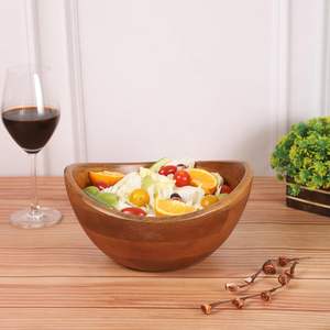 New Wooden <b>Decorative</b> Bowl Handcrafted Artistic Centerpiece Tray Elegant Table Accent <b>for</b> Home <b>Kitchen</b> or Living Room Decor - Product Image 5