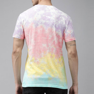 Tie Dye Printing Venta caliente Hombres Camisetas Peso ligero Hombres Camisetas Nueva llegada Camiseta para hombres - Product Image 2