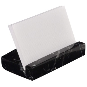 Porte-cartes en marbre blanc à des fins professionnelles avec couleur et tailles personnalisées pour les bureaux avec les tailles de 12.7x7.6x2 cm - Product Image 3
