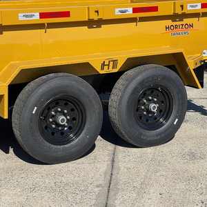 Remorque à benne basculante hydraulique légère 10X5 semi-remorque agricole à benne basculante à vendre à bas prix - Product Image 5