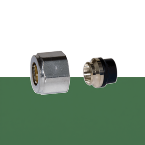Adaptateur universel en laiton HM 1/2 pouce pour tuyaux multicouches et en cuivre, finition nickel/chrome CW617N, tuyaux de plomberie - Product Image 3