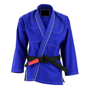 Uniforme de jiu jitsu pour hommes respirant léger de couleur unie de qualité supérieure en stock Arts martiaux porter uniforme de jiu jitsu - Product Image 3