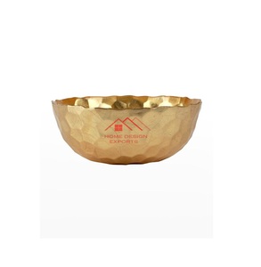 ชามเสิร์ฟผลไม้ทำจากอลูมิเนียมหล่อสำเร็จรูปสีทองสำหรับ2025 - Product Image 1