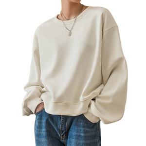 Sweat-shirt décontracté pour femme, imprimé personnalisé, tissé, oversize, uni, manches longues, épaules tombantes, col rond, hiver, devant - Product Image 2