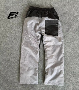 Pantalones anchos ajustables personalizados para hombre, pantalones deportivos transpirables de nailon, cortavientos bordado, estilo casual Y2K, moda urbana, EE. UU. - Product Image 2