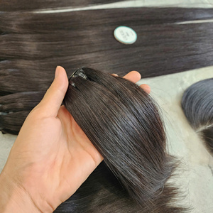 Haute Qualité Vietnamien Non-Remy Vierge Cheveux Machine Double Trame En Gros Bundles Droite Grand Stock 100% Cheveux Bruts - Product Image 3