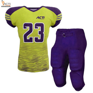 Uniforme de football américain à prix abordable 100% polyester uniforme de football américain pour hommes - Product Image 1