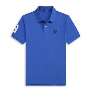 Moda de verano para hombre de manga corta para Polo de gama alta 100% algodón Casual Golf camiseta bordada marca Logo diseño sólido - Product Image 2