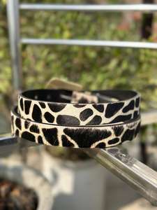 Cinturón de Cuero Genuino con Hebilla de Estilo Vintage, Hebilla Occidental de Aleación Resistente y Cómoda, Material de Aleación Duradero, Ajustable - Product Image 2