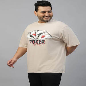 T-shirt vierge 100% coton personnalisé de haute qualité OEM/ODM T-shirt épais à col rond tendance pour hommes - Product Image 3