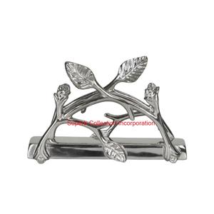 Servilletero de Metal con diseño de hojas de Ginkgo moderno para mesas, dispensador de servilletas de mesa con acabado elegante, decoración de cocina y comedor - Product Image 6