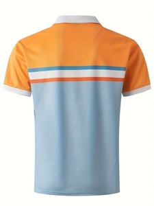 Hommes de haute qualité pour polos Logo personnalisable respirant tricoté manches courtes motif solide plus tailles extra-larges - Product Image 5