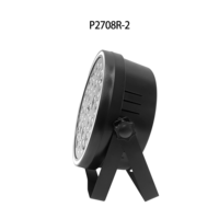 Lumière PAR LED P2708R/ P2708R-2 27*8W RGBW, contrôle DMX plat en plastique pour éclairage de scène de fête d'événement