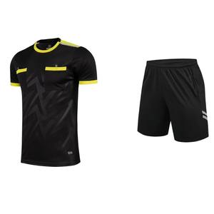 Árbitro profesional Jersey de fútbol Árbitro adulto Uniforme de fútbol Camisa de juez de cuello redondo con bolsillos Pantalones cortos Traje de árbitro - Product Image 5