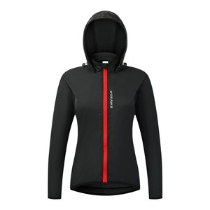 Chaqueta de Ciclismo para Mujer, con Capucha, Cortavientos, Sin Mangas, Chaleco Reflectante, Chaqueta Deportiva para Bicicleta de Montaña - Product Image 4