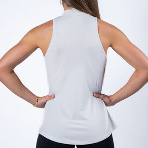 เสื้อกล้ามสำหรับผู้หญิงแห้งเร็วเสื้อออกกำลังกายผ้าฝ้ายถัก100% สำหรับฤดูร้อนปรับแต่งได้ - Product Image 6