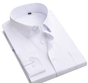 Camisas de Hombre Formales de Manga Larga, de Poliéster y Algodón, en Diferentes Colores, Personalizadas al por Mayor, Lisas, Casuales, para Negocios - Product Image 2