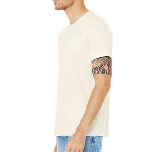 Camiseta unisex con logotipo antipilling transpirable, camiseta personalizada con estampado de algodón orgánico 3D de alta calidad - Product Image 2