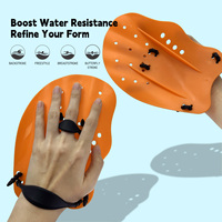 Palmes de natation ergonomiques texturées antidérapantes, palmes résistantes à l'eau, améliorent la force de préhension, palmes de plongée en apnée