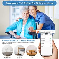 Reloj Inteligente Daytech Tuya con Botón de Llamada SOS, Localizador Portátil para Personas Mayores, Alerta de Emergencia para Cuidadores, Sistema de Alarma con Alerta Sonora