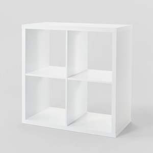Prezzo di fabbrica in bianco e nero 4 cubo organizzatore di stoccaggio libreria in legno - Product Image 2