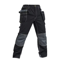 Pantalon de travail pour homme en polyester respirant, réfléchissant et à séchage rapide, pantalon de sécurité robuste pour l'hiver, multi-poches, design personnalisé