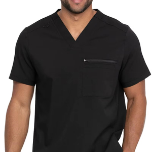 Uniformes personalizados de enfermería con cuello en V de alta calidad, uniformes médicos de hospital para mujeres con logotipo personalizado para salones de belleza - Product Image 1