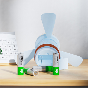 Ventilateur suspendu multifonctionnel DP Wholesale, 12000 mAh, longue autonomie, télécommande, 12 W, ventilateur de plafond rechargeable avec lumière LED - Product Image 3