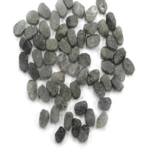 10 pièces pierre de soleil noire naturelle 14-16 MM pierres brutes extraites de la terre pierres précieuses en vrac pour la fabrication de bijoux - Product Image 1