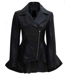 Precio razonable prendas de vestir chaquetas de cuero para mujer moda nueva llegada chaquetas de cuero Pu de cuero genuino personalizadas - Product Image 3