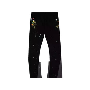 High Quality Unisex Casual Sweatpants Outdoor Training Sportswear <b>Lace</b> Men's Pants Washed Trouser Screen Printed Blank Wear - Product Image 1