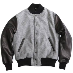 OEM bordado especial personalizado Versity Bomber chaqueta de béisbol con bolsillos CollegeBaseballjacket para hombres DDP envío - Product Image 5