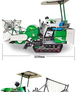 Máy gặt đập liên hợp <span class=keywords><strong>mini</strong></span> trực tiếp từ nhà máy, dùng cho lúa, lúa mì, đậu tương, tình trạng mới, động cơ, hộp số, bánh răng, bạc đạn chính hãng - Product Image 6