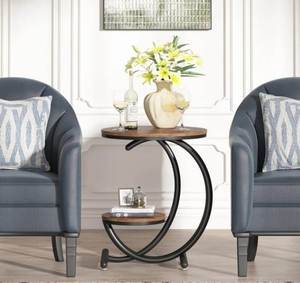 Hanyee prêt à expédier salon Table basse en bois Table basse ronde en bois meubles d'événement Table en bois de fête - Product Image 3