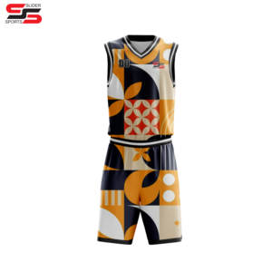OEM Design Good Quality Custom Basketball Uniform <b>Kits</b> Breathable Fabric Sublimated Two Piece Basketball Uniform - Product Image 4