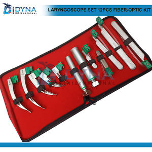 Set of 10 Fiber Optic <b>mac</b> & Miller Laryngoscope Blade+2 Handle and Beautiful <b>case</b> Laryngoscope - Product Image 4
