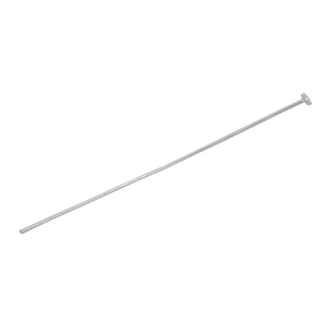 925 argent 60*0.6mm épingle à tête plate résultats de bijoux fabrication de bijoux matière première épingles à tête et épingles à œil - Product Image 2