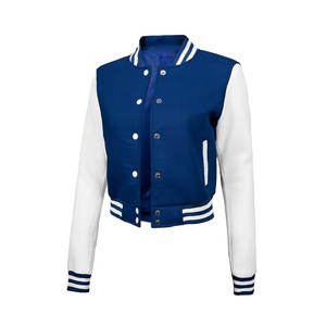 Chaquetas Varsity de Moda para Mujer 2025, Nuevo Estilo, Fabricación Personalizada OEM, Material de Lana - Product Image 3