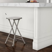 Best-seller Tabouret de bar en acier inoxydable avec siège unique Tabouret de cuisine économique pour la maison, le salon, l'extérieur et le hall