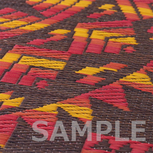 Alfombra Rush (respaldada) Aztec