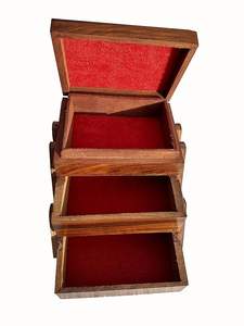 Caja de Joyería de Madera Hecha a Mano de Alta Gama con Acabado Liso, Diseño Personalizable y Capacidad a Medida para la Protección de Joyas a Largo Plazo - Product Image 5