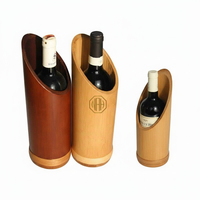 Porte-bouteille de vin en bambou, support décoratif naturel fait à la main, fournisseur en gros, exportateur d'usine
