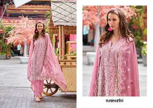 Traje Salwar Kameez de estilo pakistaní de calidad superior con trabajo pesado para asistir a bodas disponible en cantidad a granel - Product Image 3