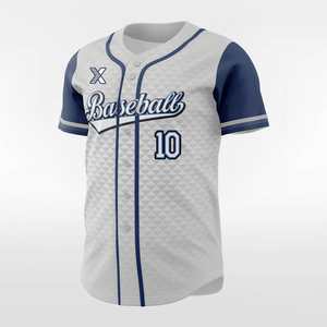 Premium Men's Baseball Jersey <b>Denim</b> Quick Dry, Custom OEM Wholesale - Product Image 4