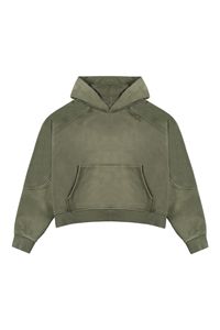 Sudadera con capucha de cuello redondo para mujer, jersey con estampado personalizado bordado para invierno y otoño, sudadera de lana para gimnasio y Fitness para mujer, Top corto - Product Image 3