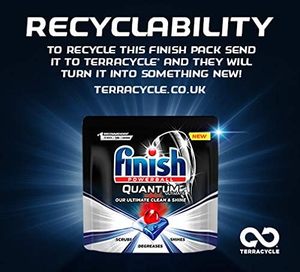 Tablettes lave-vaisselle Finish, Brillance Ultime Infinity, 160 tablettes (80 x 2 paquets), Parfum Frais, Nettoyage & Brillance, Détergent en tablettes Finish Quantum - Product Image 5