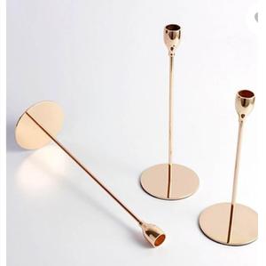 Fashion Metal <b>Candle</b> Stand Wedding <b>Dinner</b> Table Hollow Desktop Living Room Decor Brass Top Selling Large Menorah in Different - Product Image 6