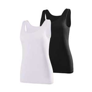 Camisetas sin mangas de entrenamiento para mujer personalizadas Sujetador integrado Camisetas sin mangas de verano Racerback Slim Fit Spandex Yoga Tops 2025 - Product Image 6